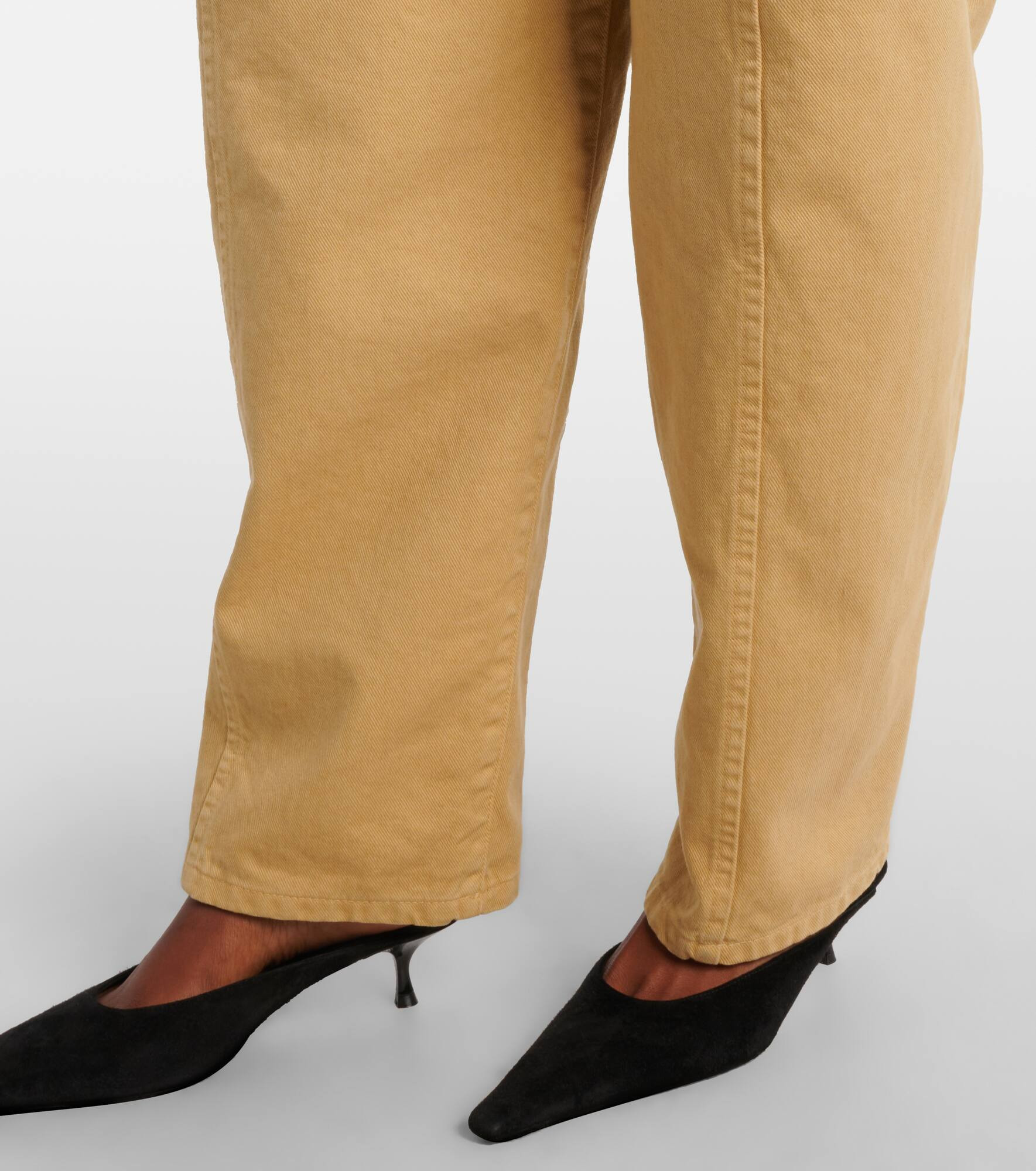 High-rise barrel-leg jeans - 5