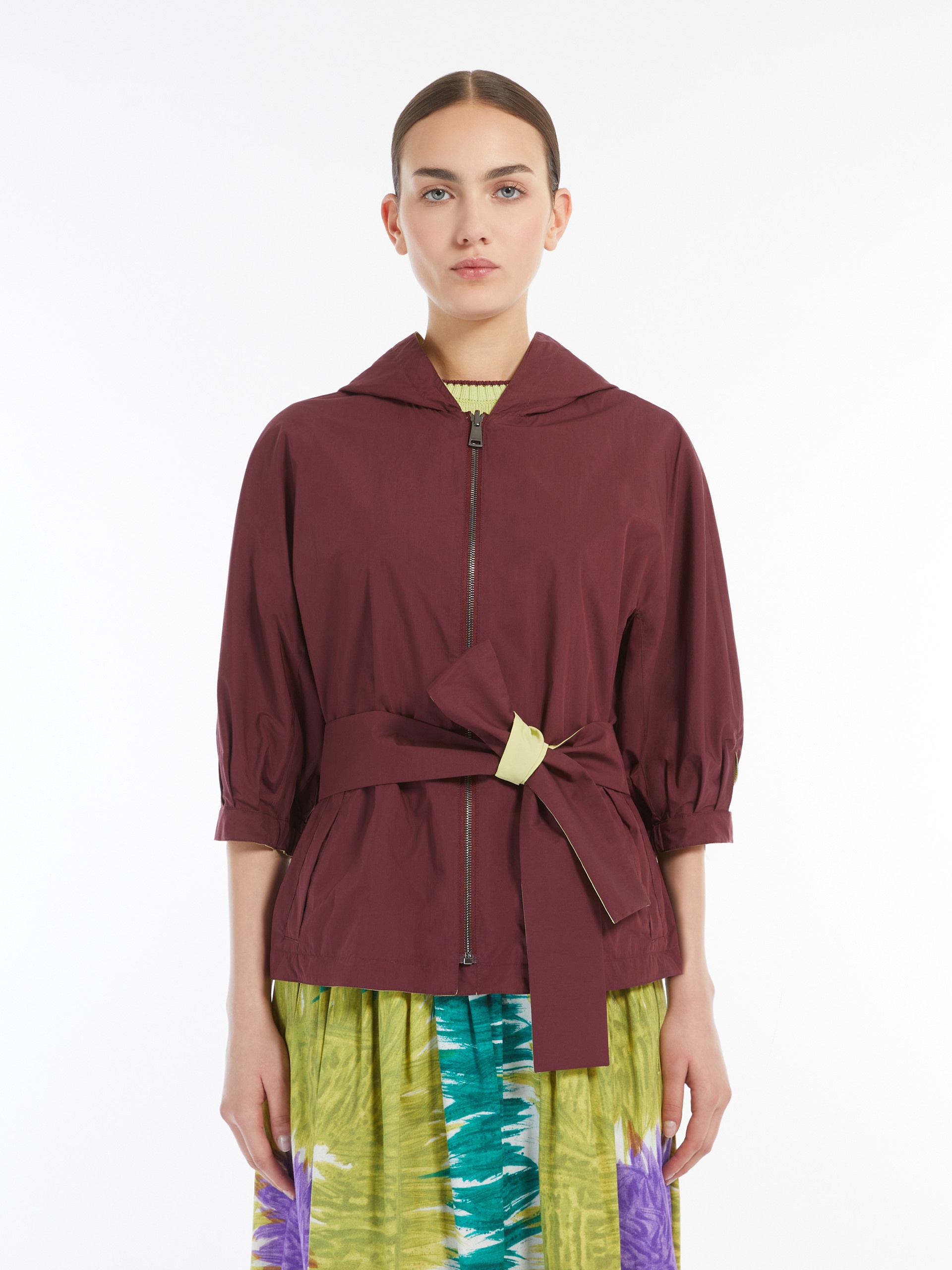 BOLOGNA Reversible windbreaker in water-repellent fabric - 3