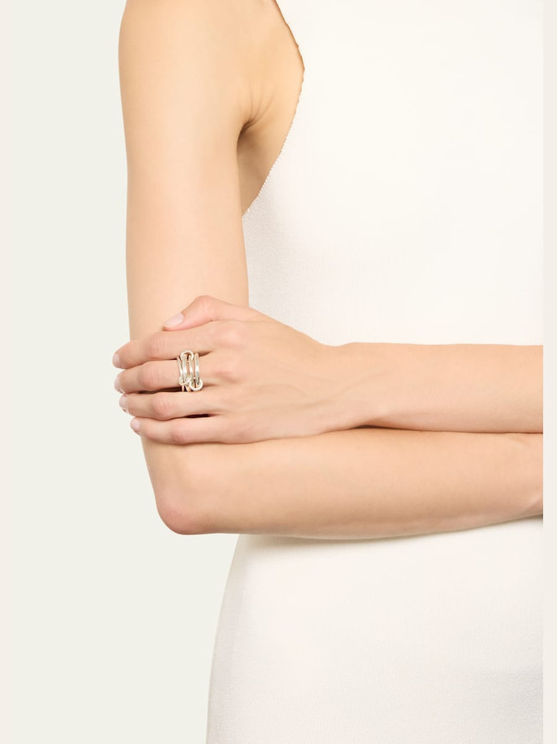 Spinelli Kilcollin Cici Silver Petite Four Link Ring outlook