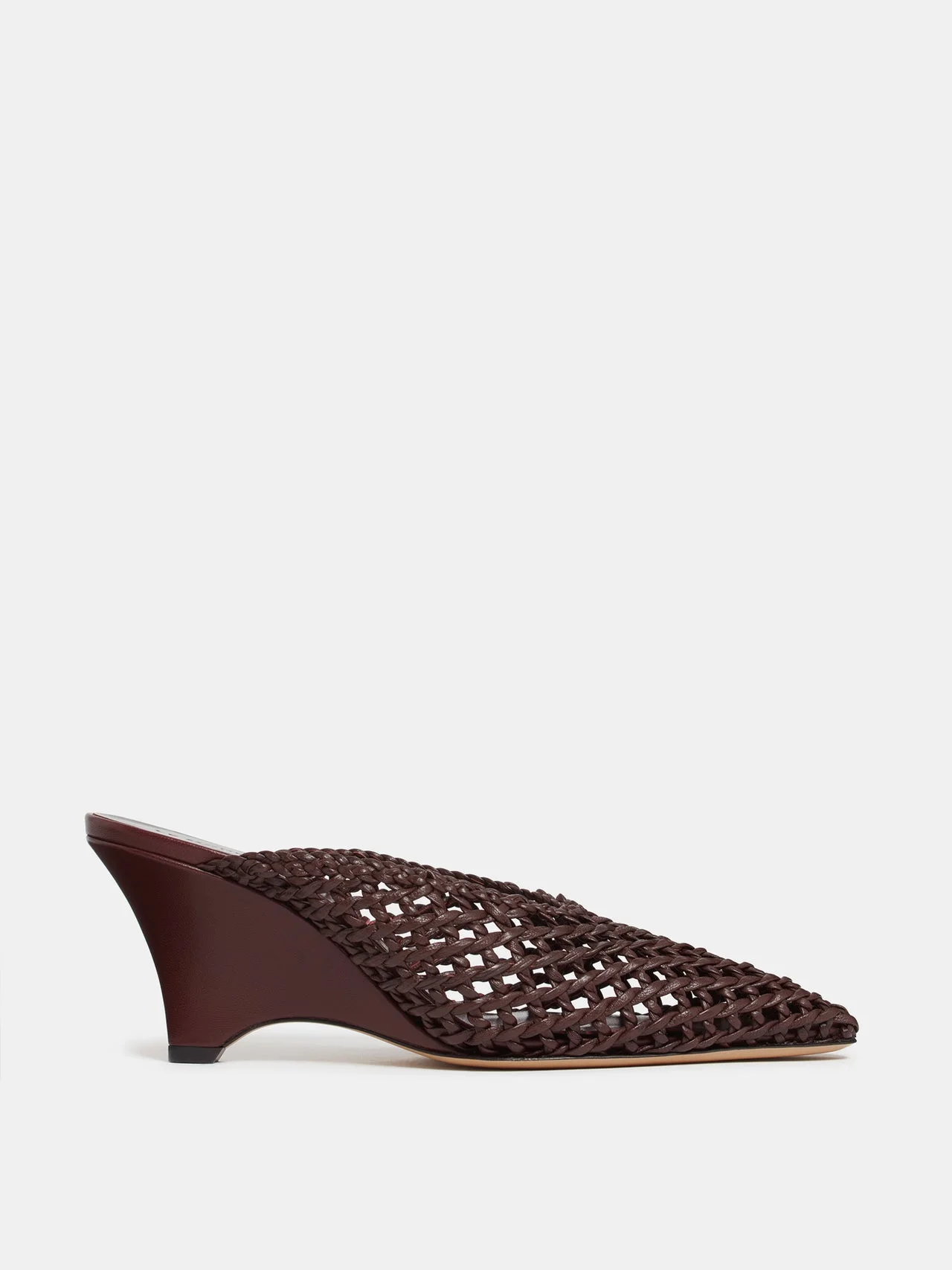 Victoria Mule Knotted / Burgundy Leather - 1