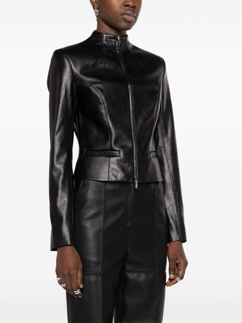 Ubala faux-leather jacket - 3