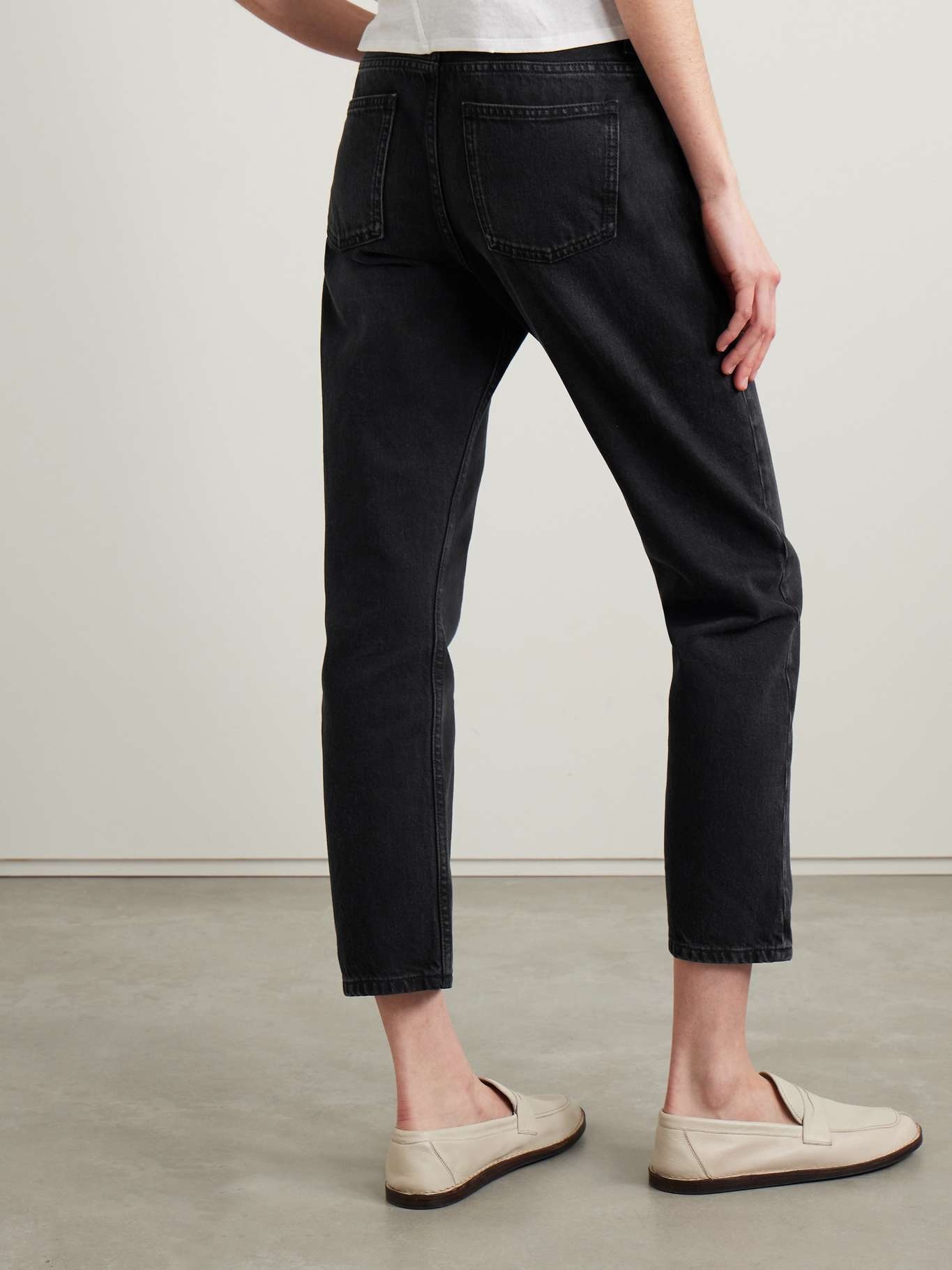 Land cropped straight-leg jeans - 4