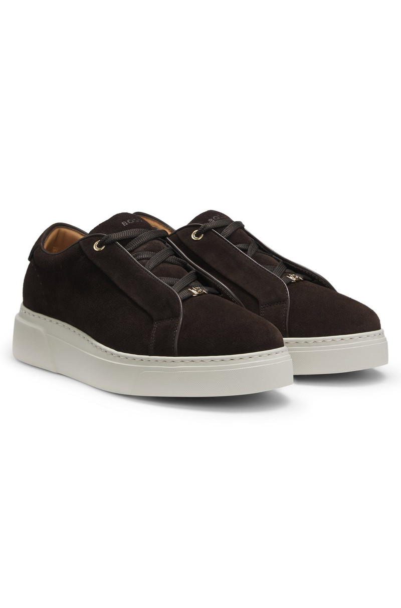 SUEDE TRAINERS WITH HIDDEN WEDGE 2