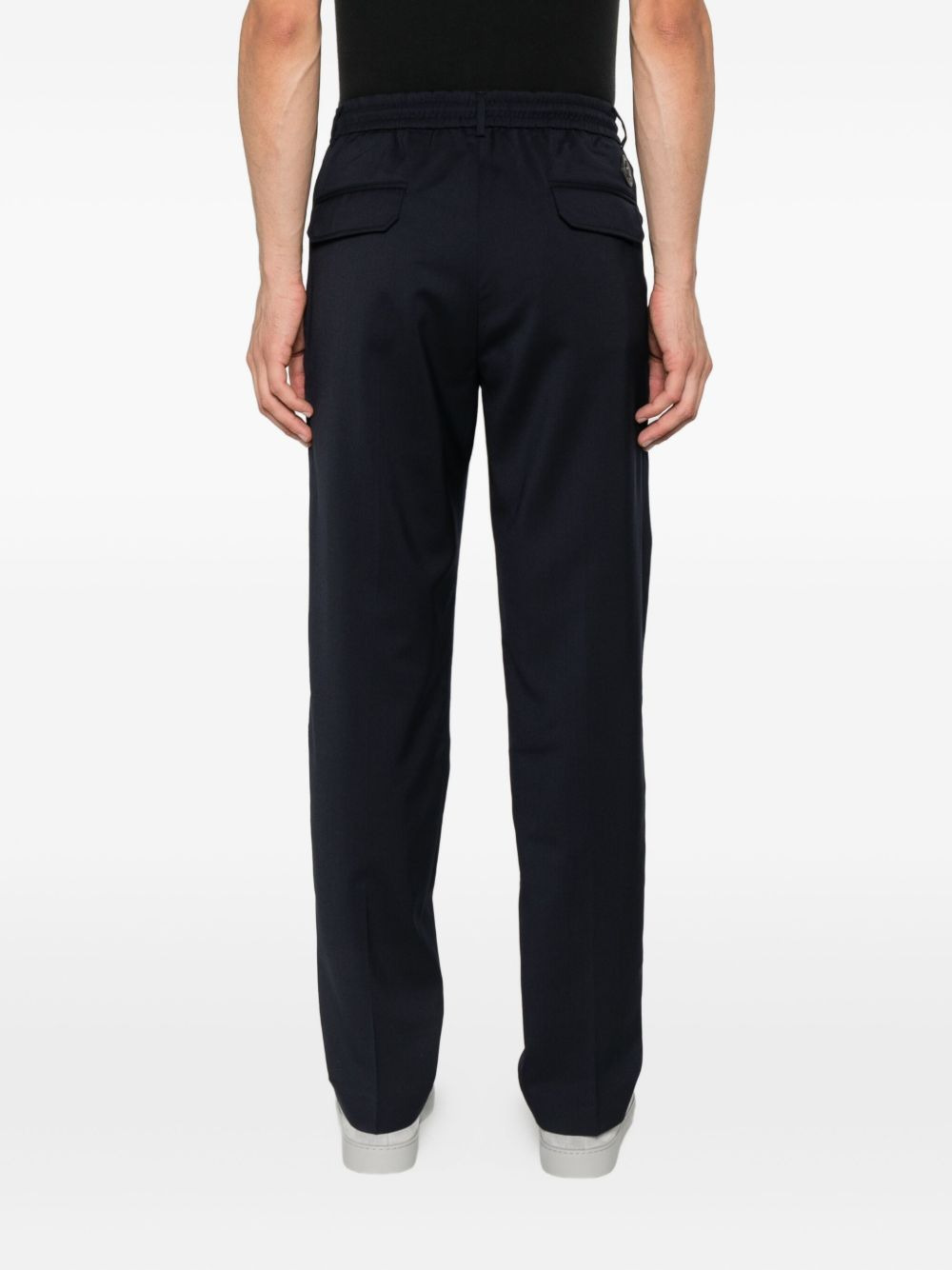wool-blend trousers - 4