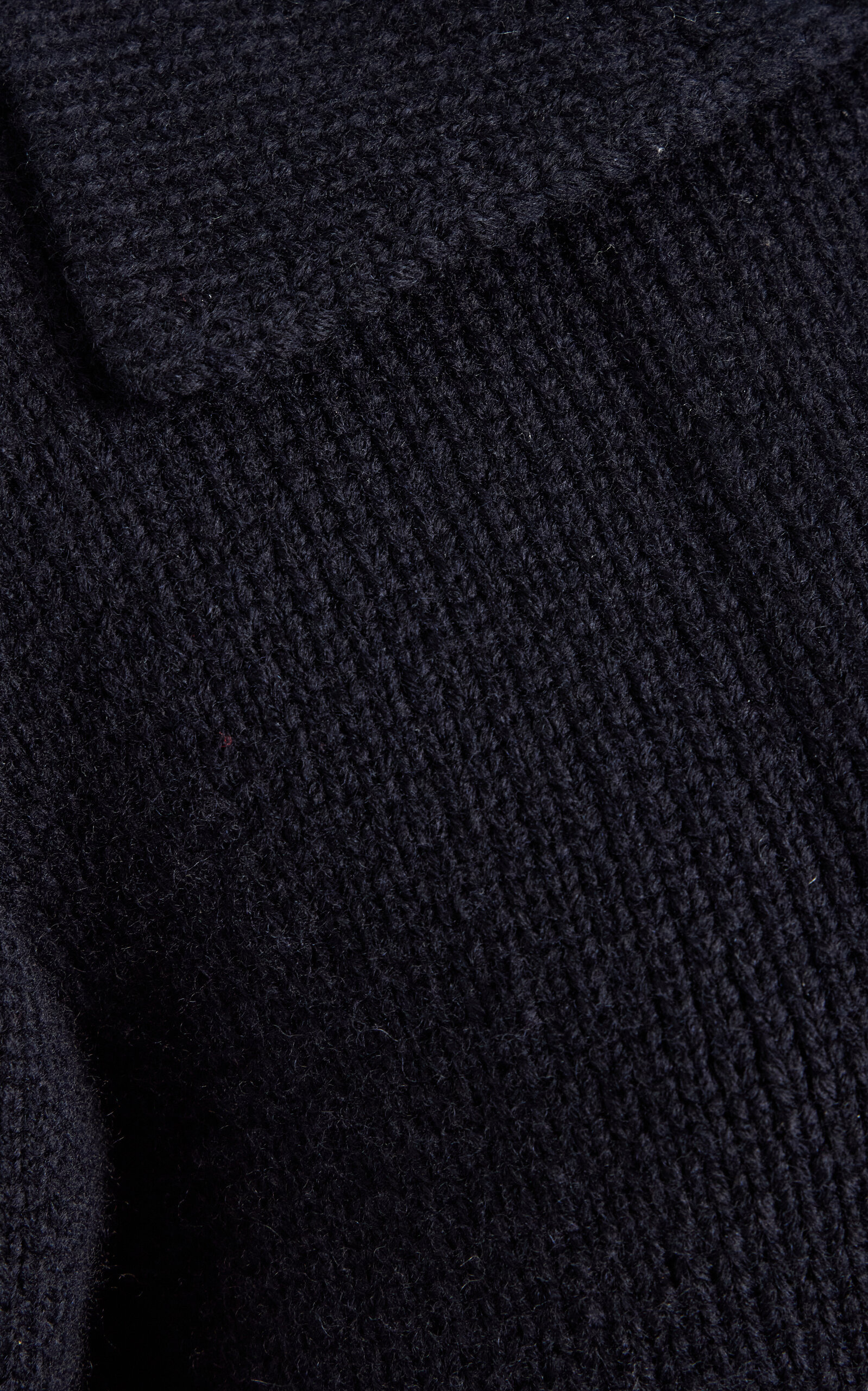 Felted Wool-Blend Blouson Top navy - 5