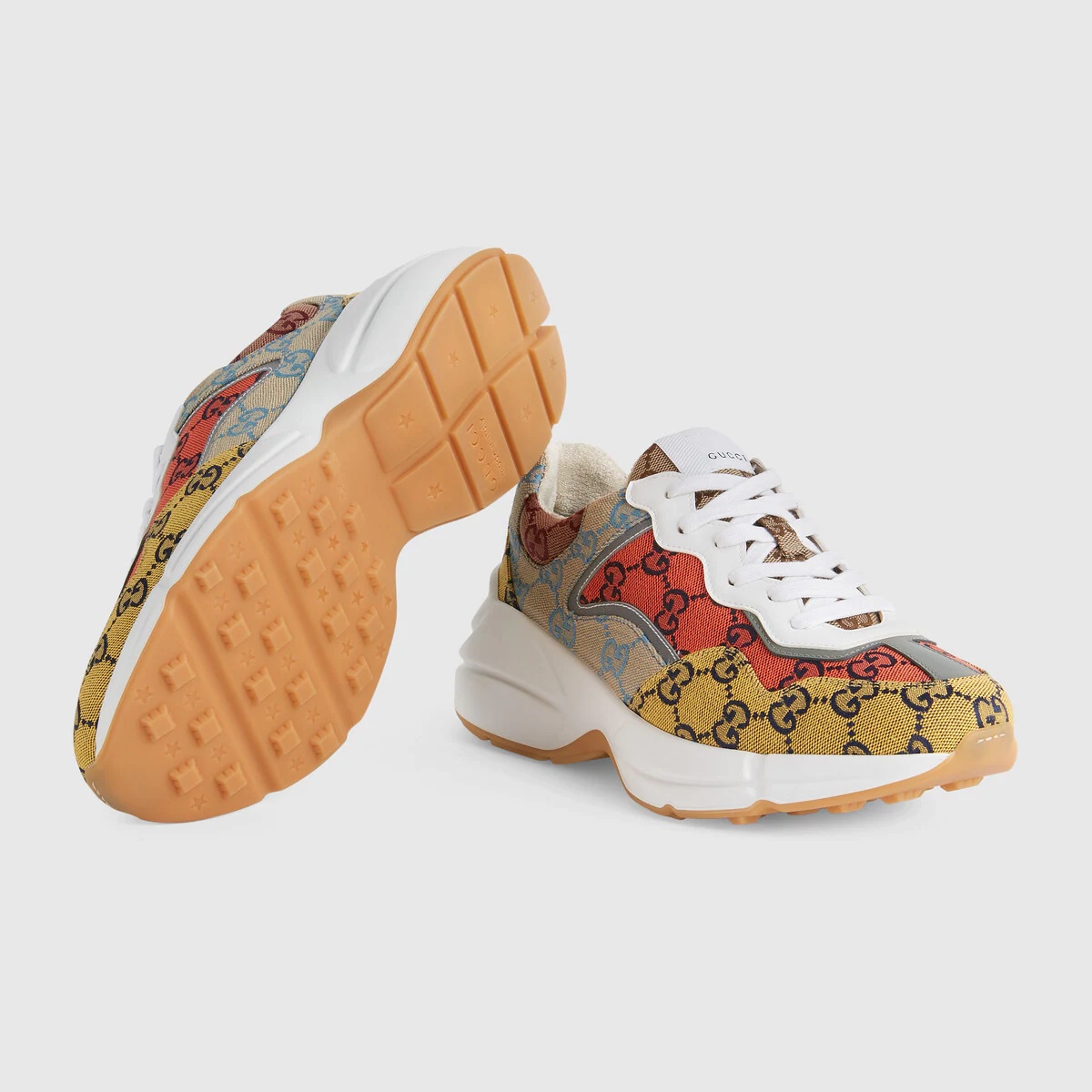 Women's Rhyton GG Multicolor sneaker - 5