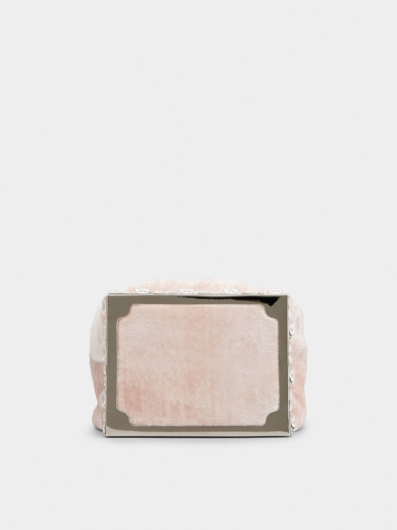 Viv' Pocket Strass Cube Bag in Velvet 7