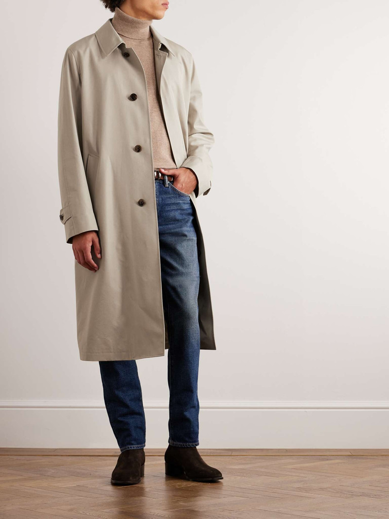 TOM FORD Cotton and Silk-Blend Poplin Trench Coat outlook