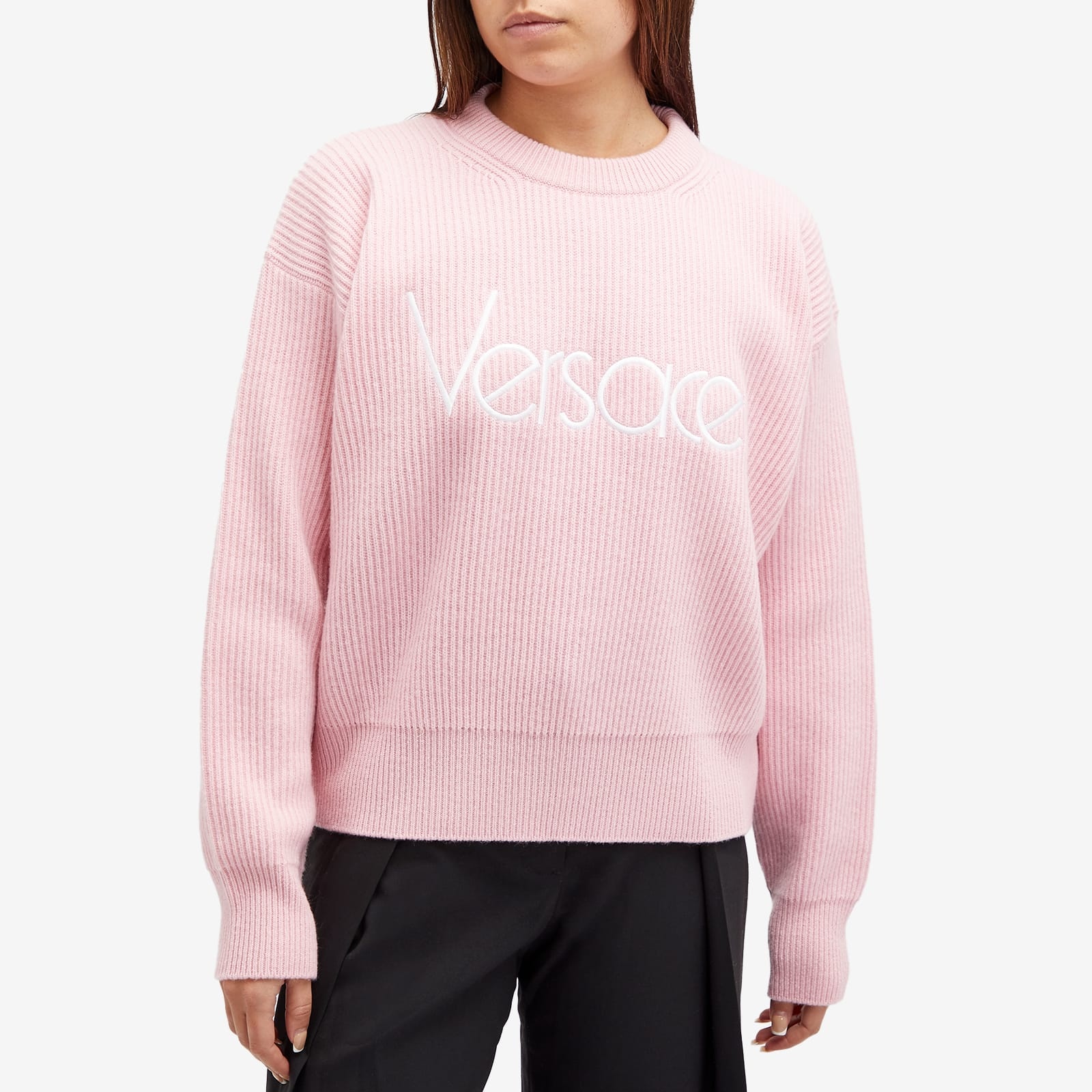 Versace Knitted Logo Jumper - 2