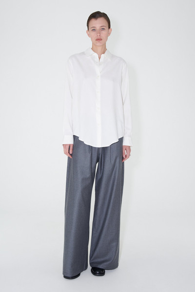 Our Legacy Line Shirt Off White Fine Silk outlook