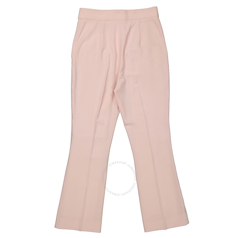Max Mara Ladies Pink Circeo High-Rise Wool-Blend Pants - 9