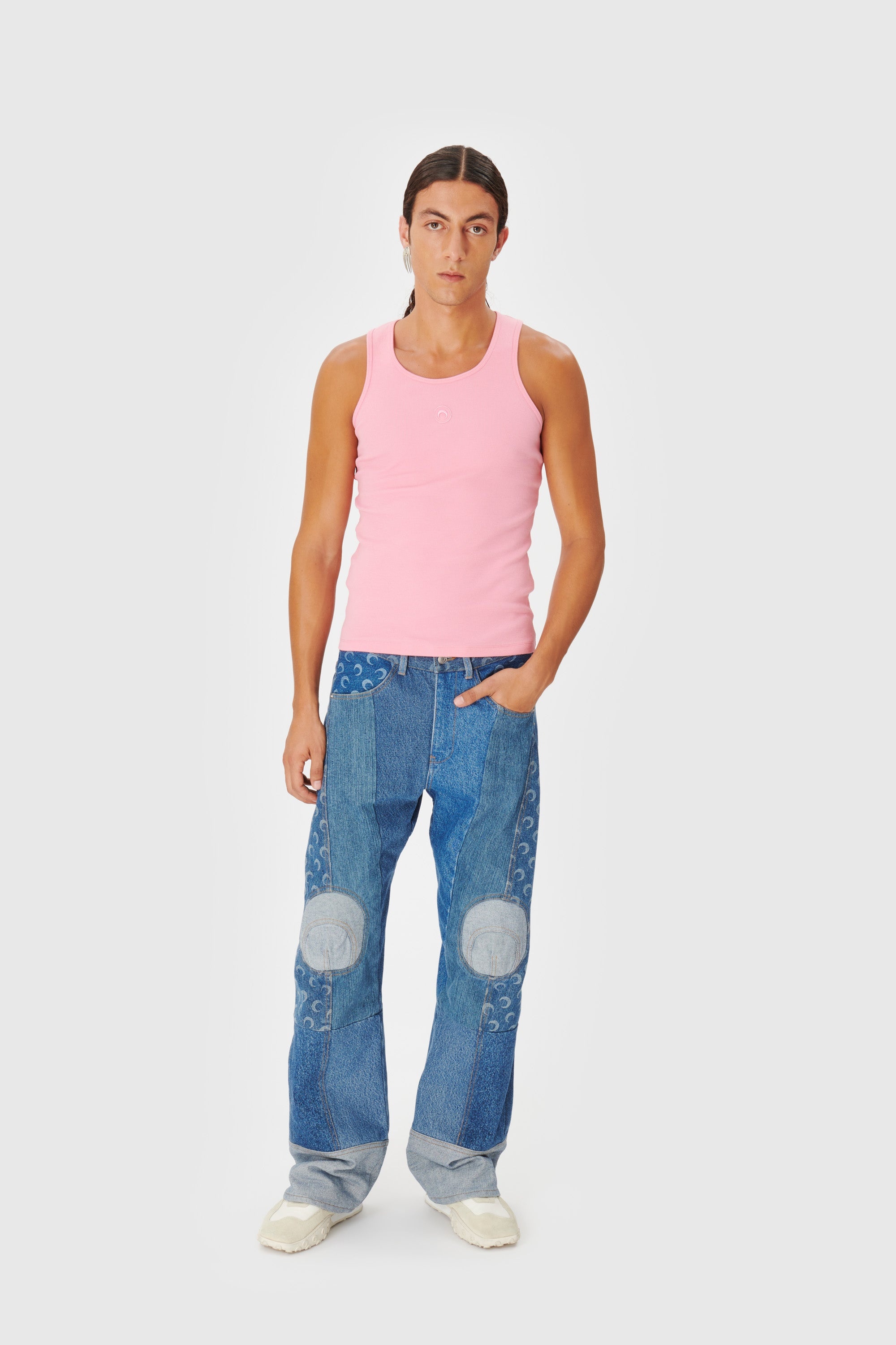 Regenerated Denim Straight Leg Pants - 2