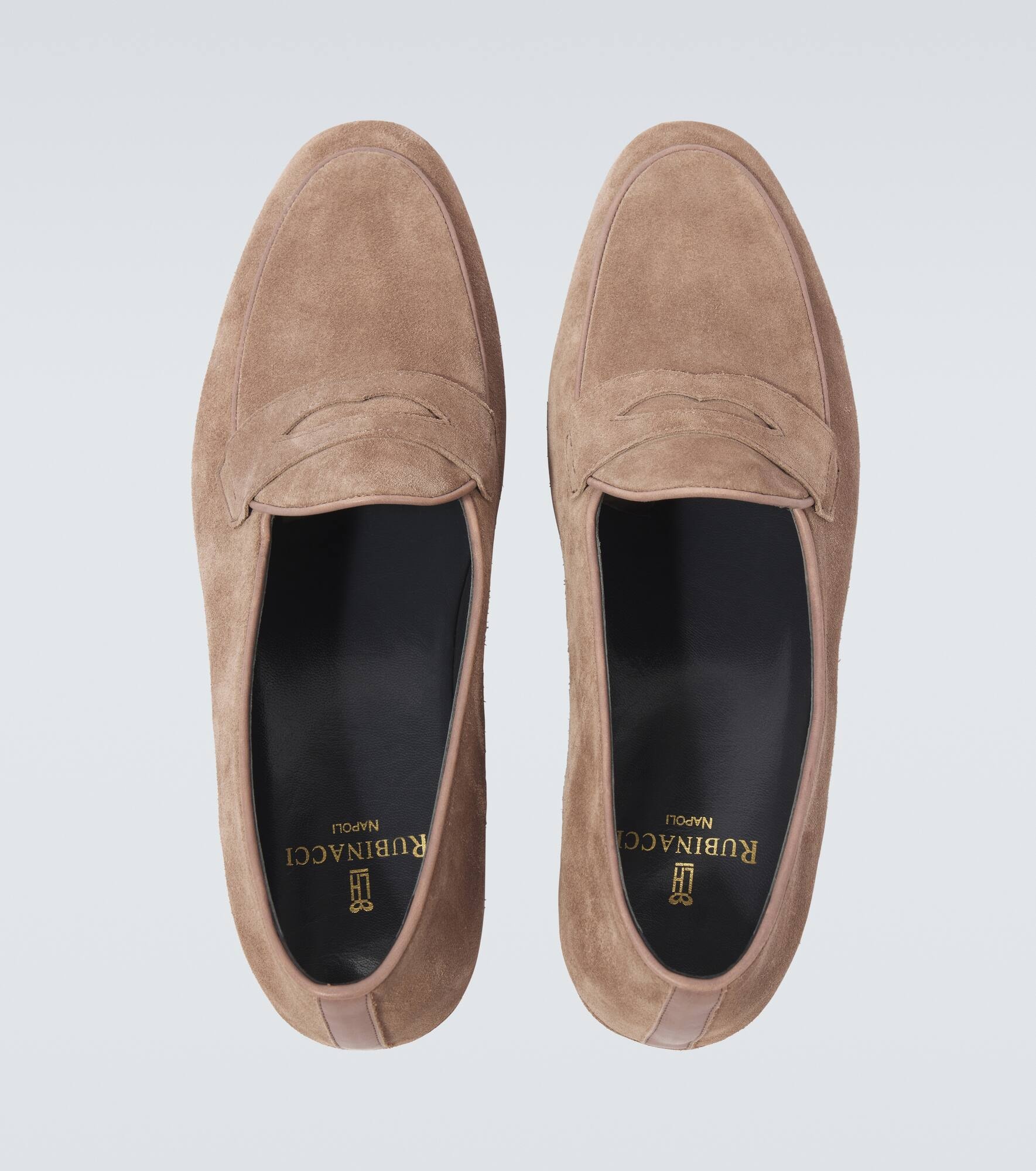 Suede penny loafers - 4