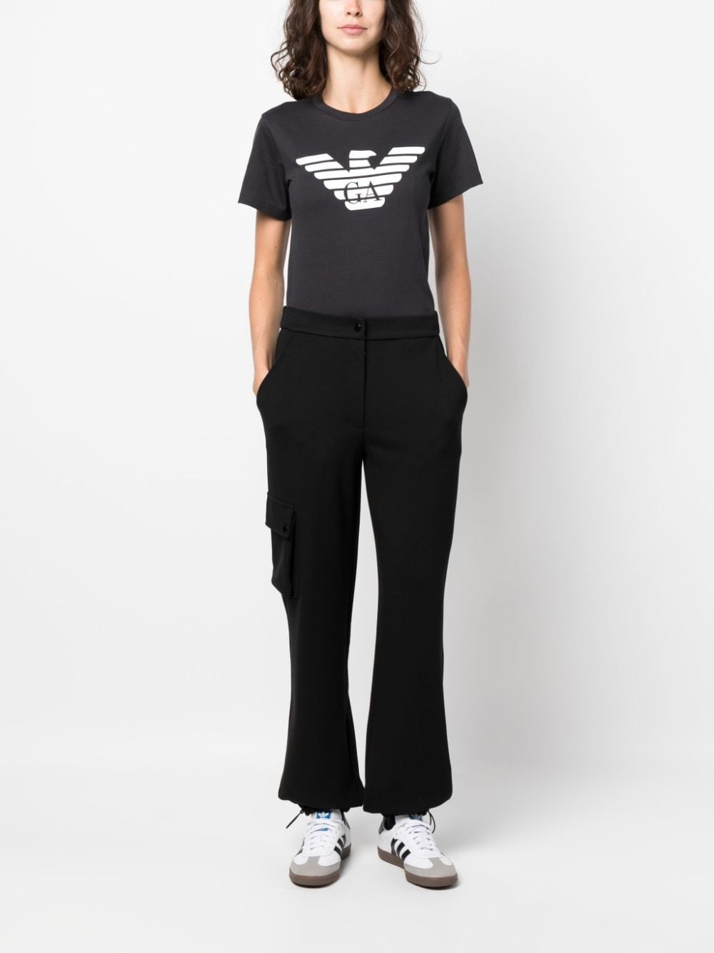 logo-print cotton T-shirt - 2
