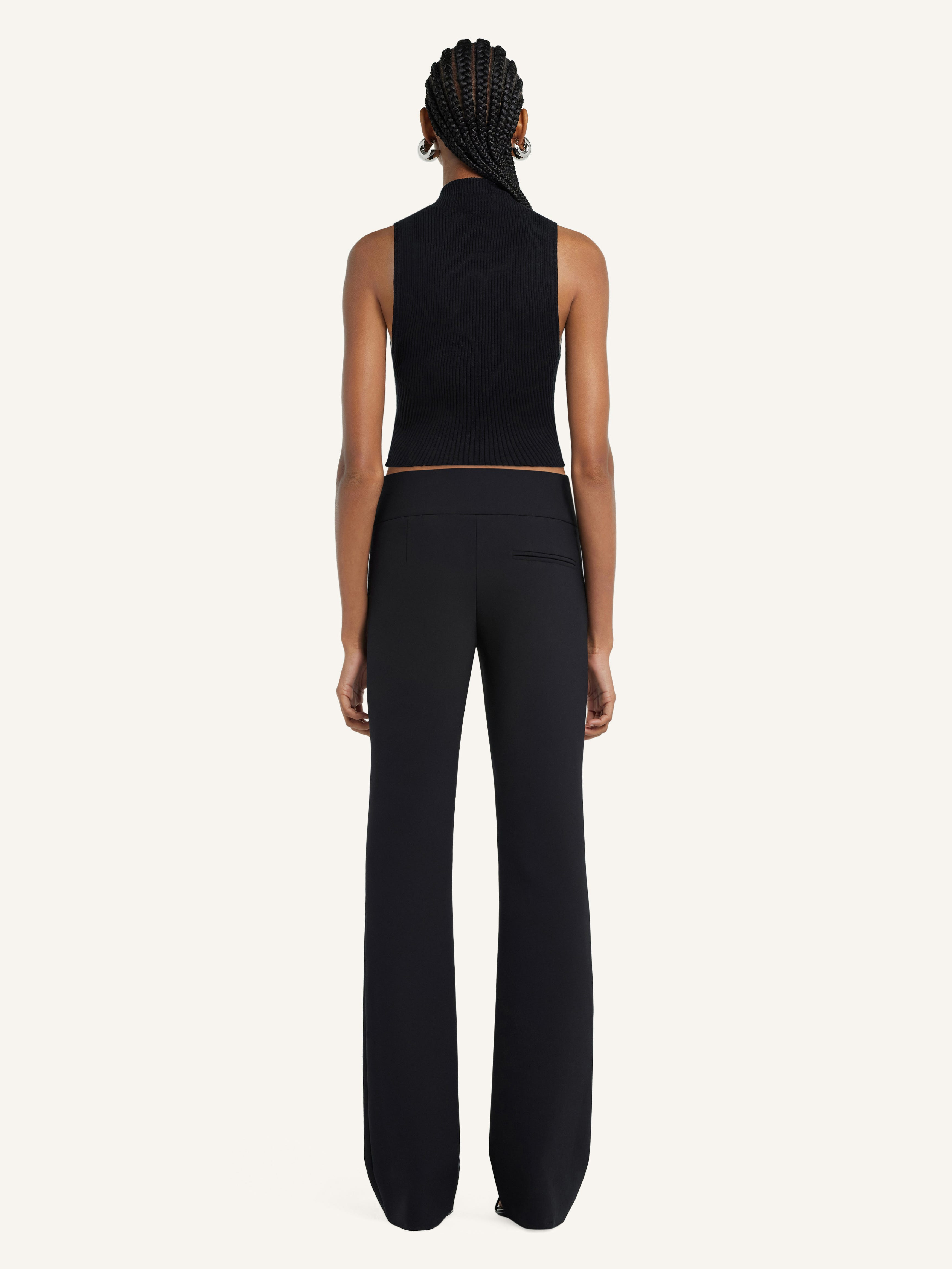 MOCKNECK LIGHT RIB CROPPED TOP - 4