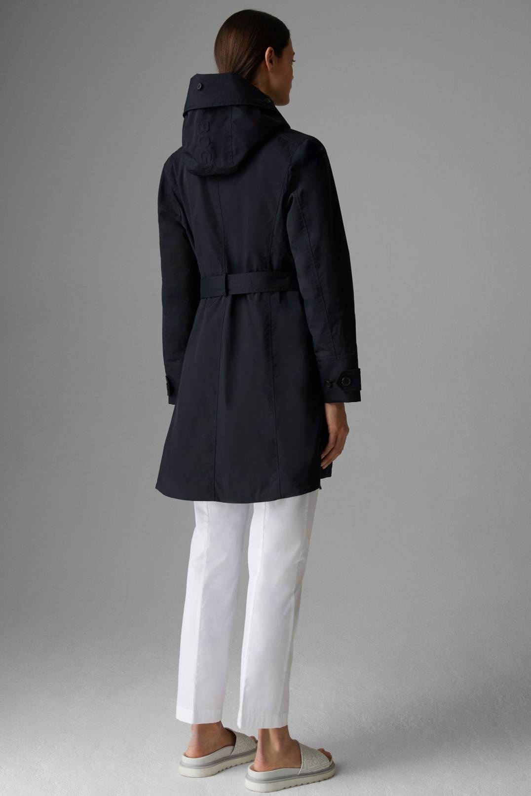 KAJA COAT IN NAVY BLUE - 3