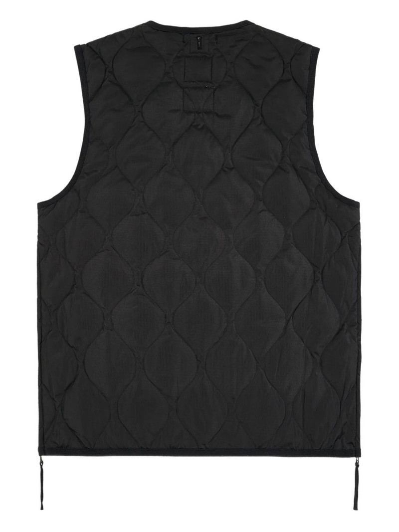 TAION V-neck down gilet outlook