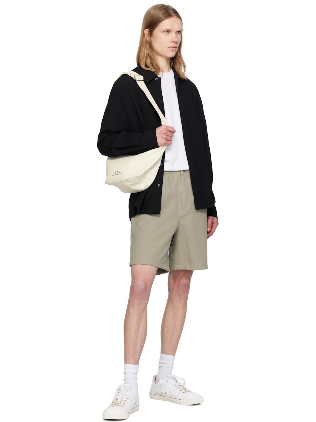 A. P.C. Khaki Norris Shorts - 4