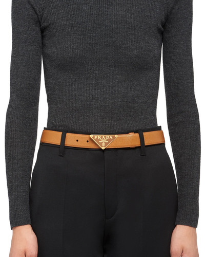 Prada Saffiano leather belt outlook