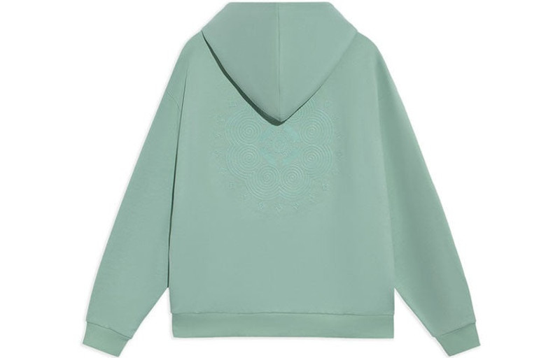 Li-Ning Li-Ning Stylish Loose Classic Hoodie 'Green AWDS220-4 outlook