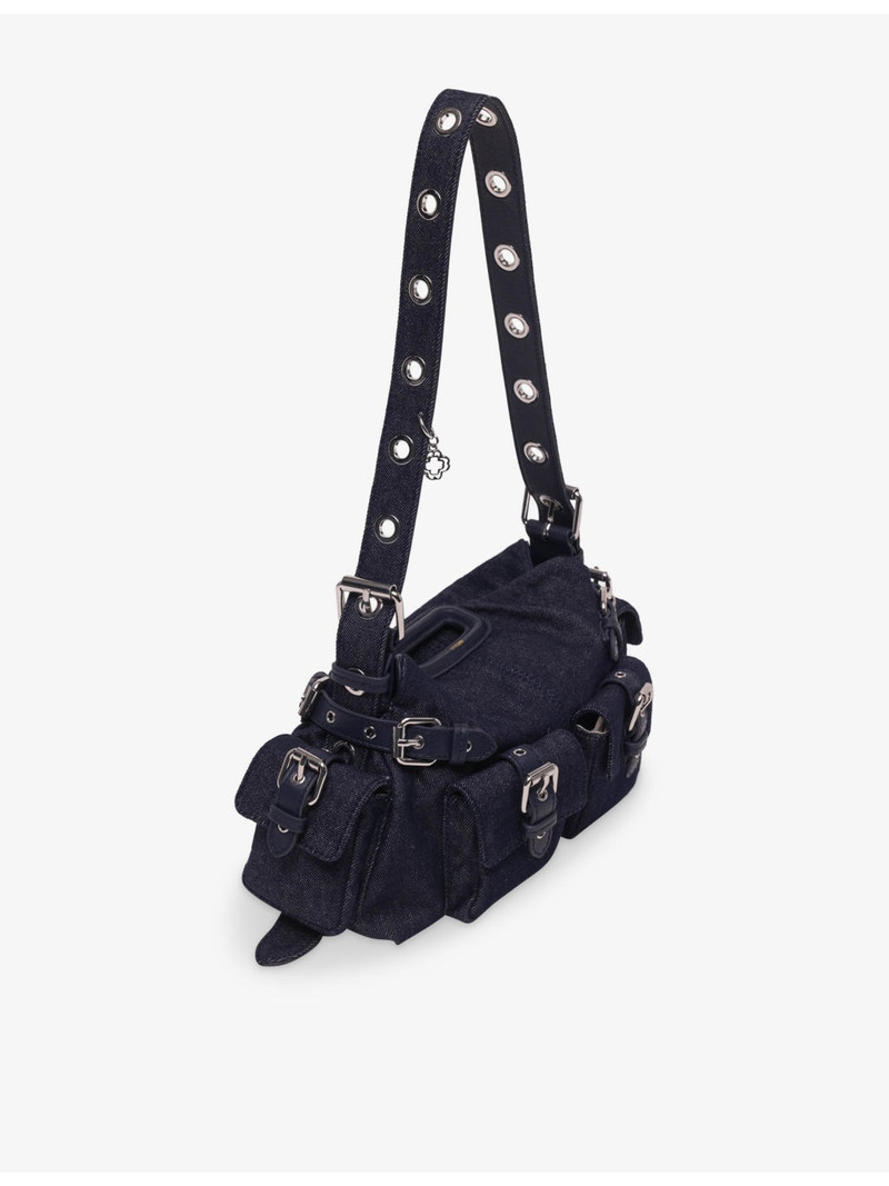 maje Miss M Denim Shoulder Bag outlook