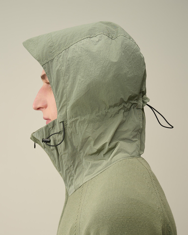Cotton Mixed Hooded Knit 5