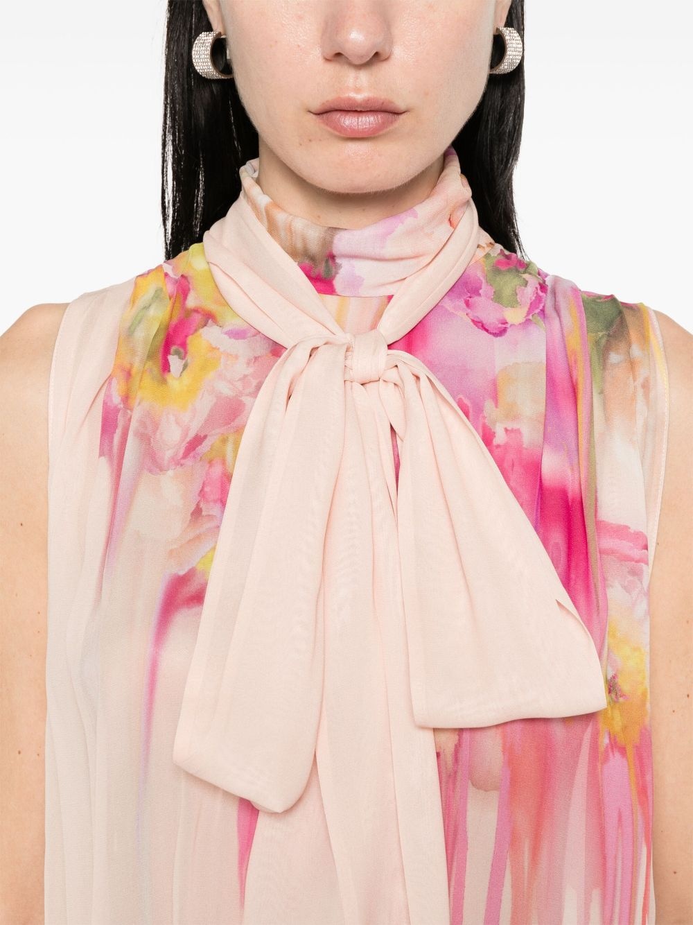 floral-print blouse - 5