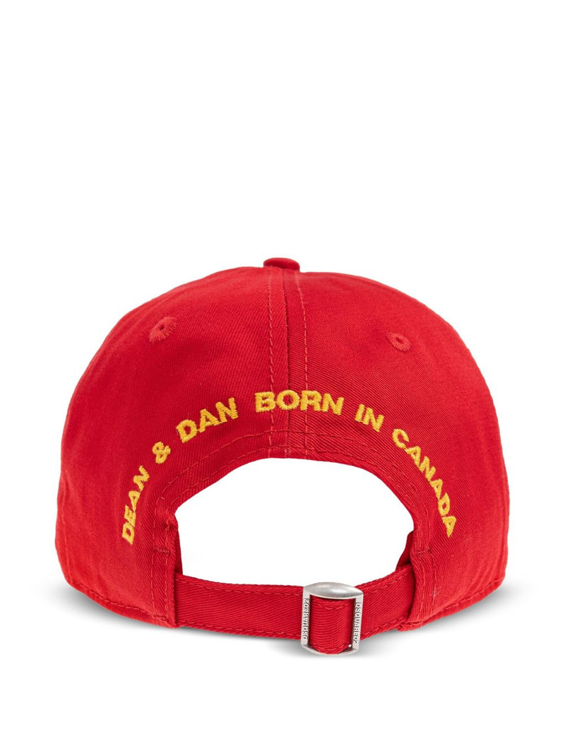 DSQUARED2 flag-patch baseball cap outlook