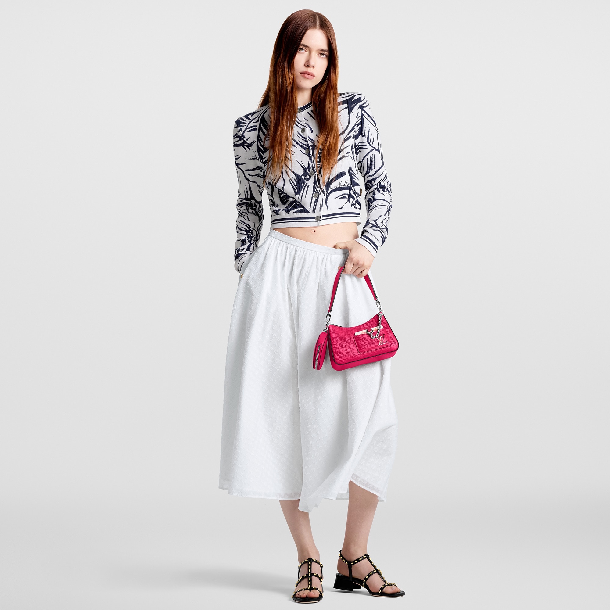 Monogram Fil Coupé Midi Skirt - 4