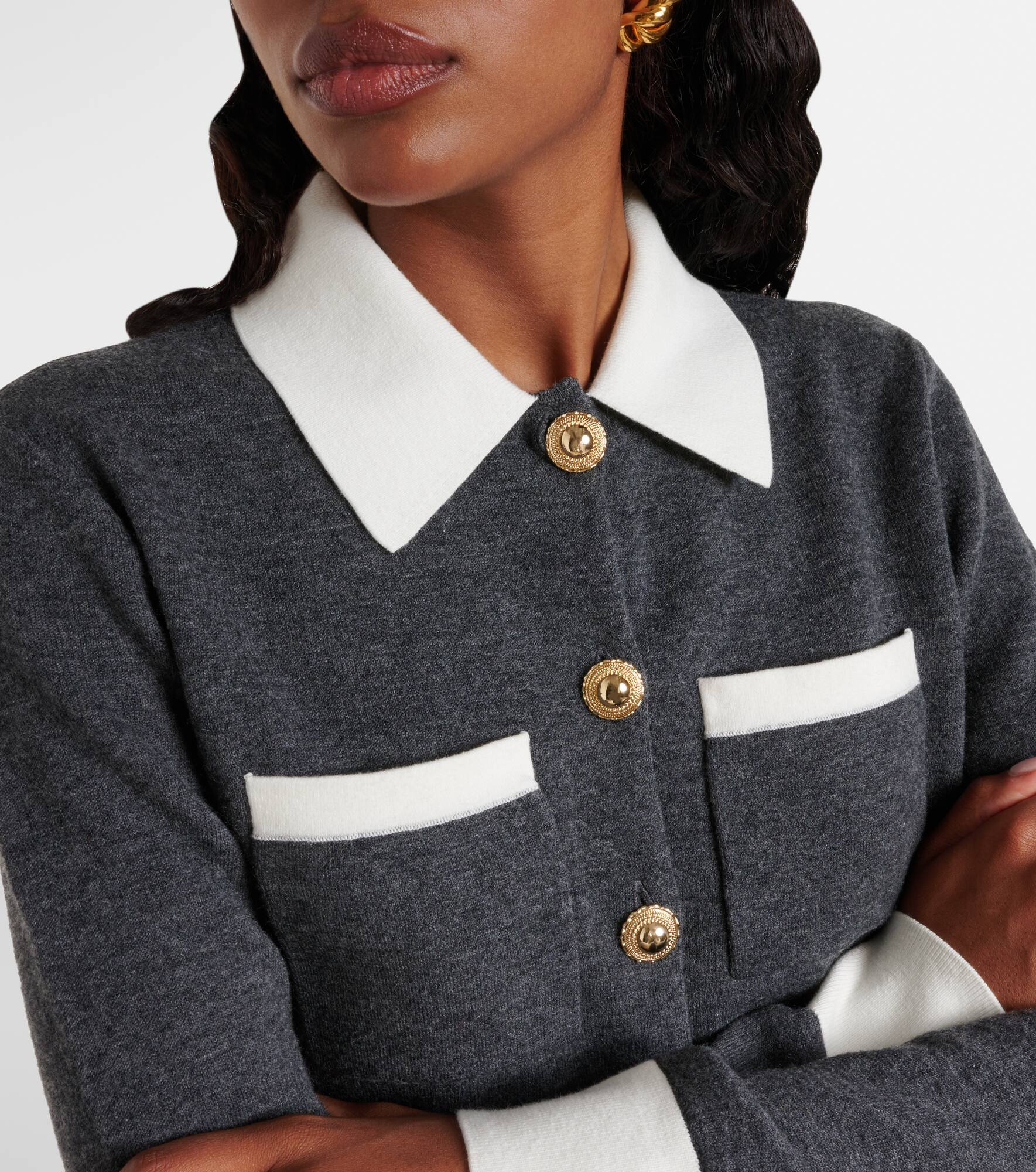 Wool-blend cardigan - 4