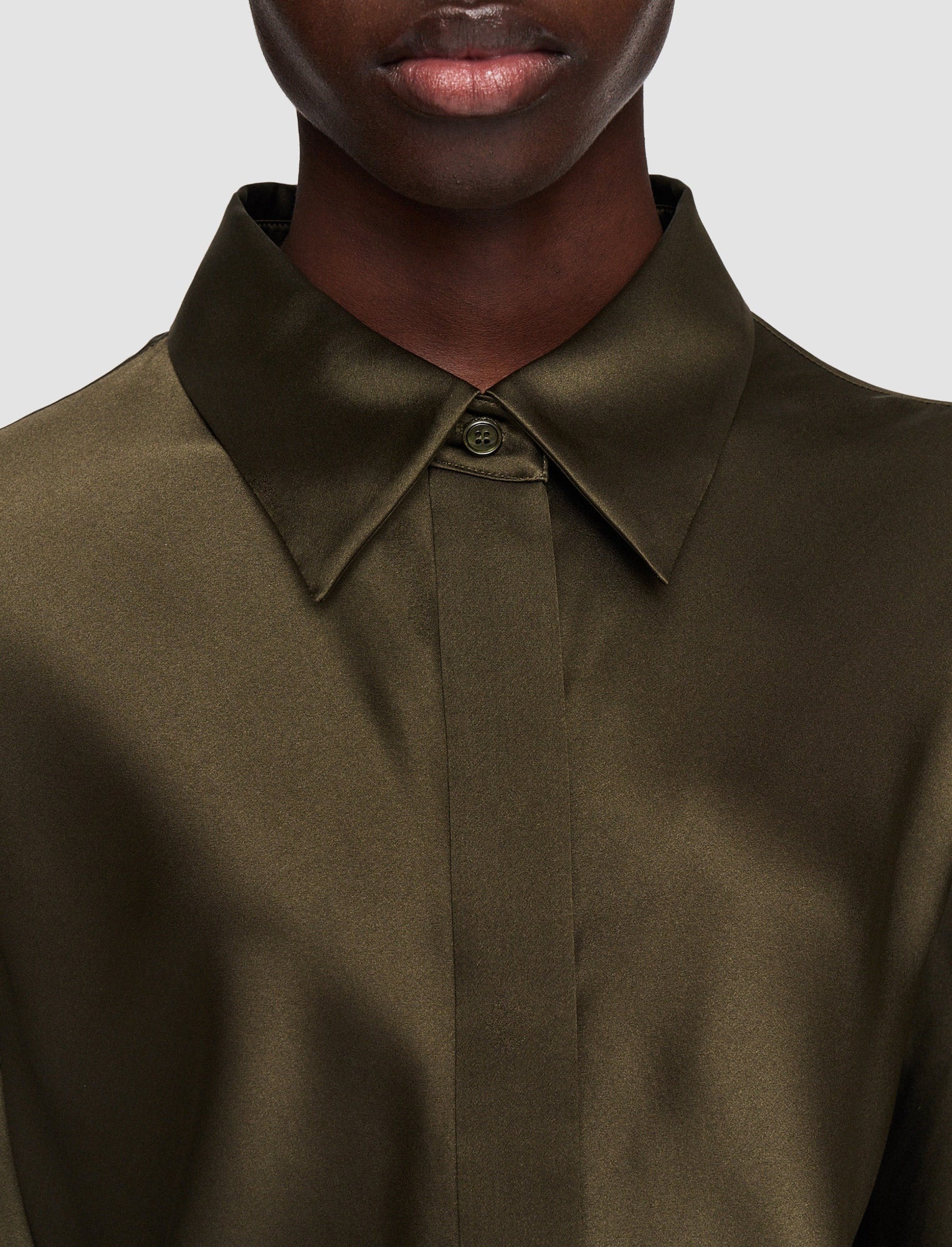 Silk Satin Brunel Blouse - 6