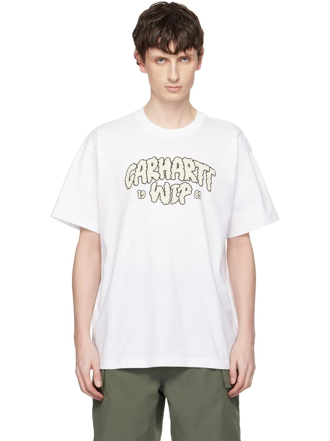 White Cloud Script T-shirt - 1