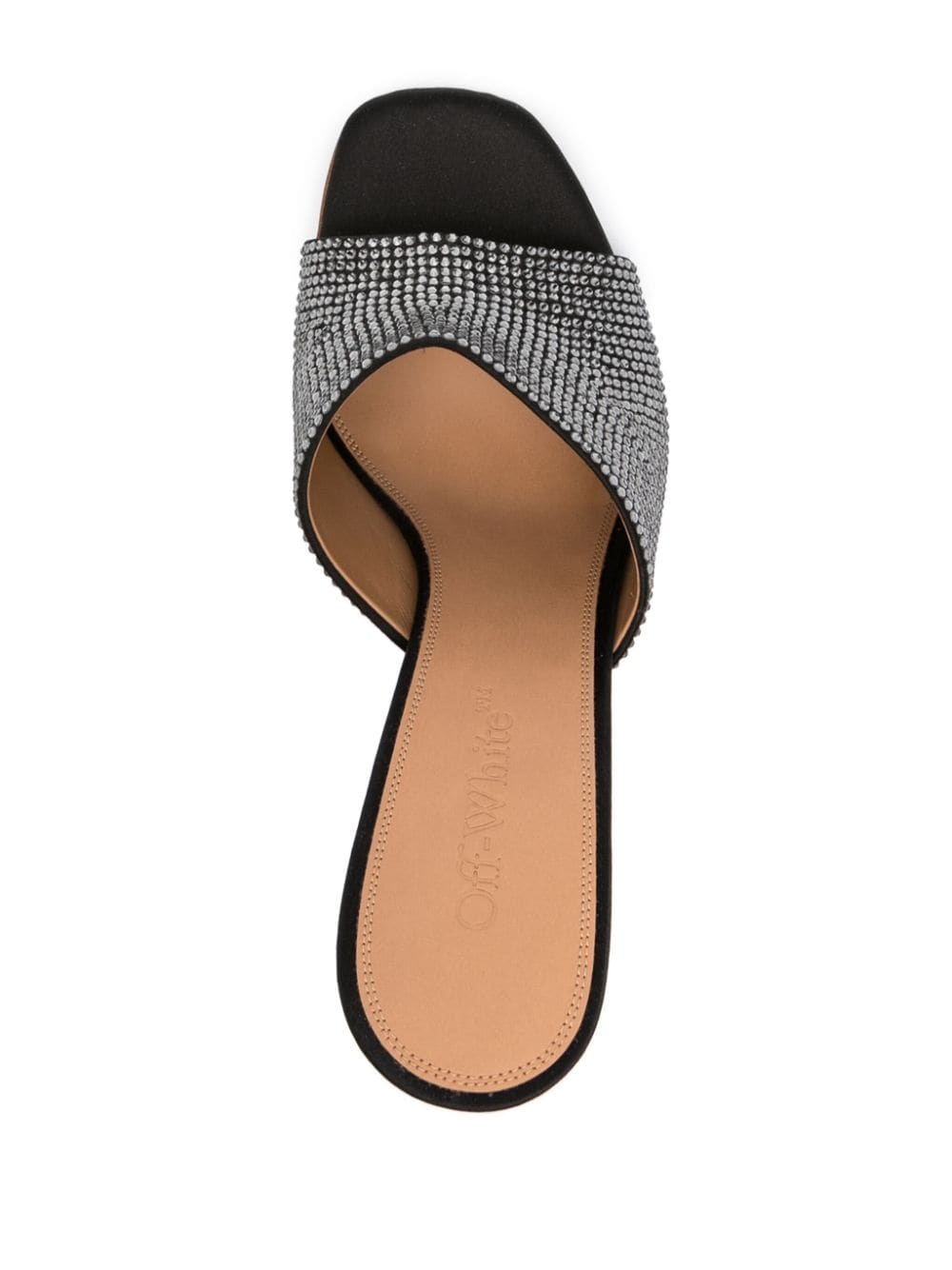 Allen crystal satin mules - 4