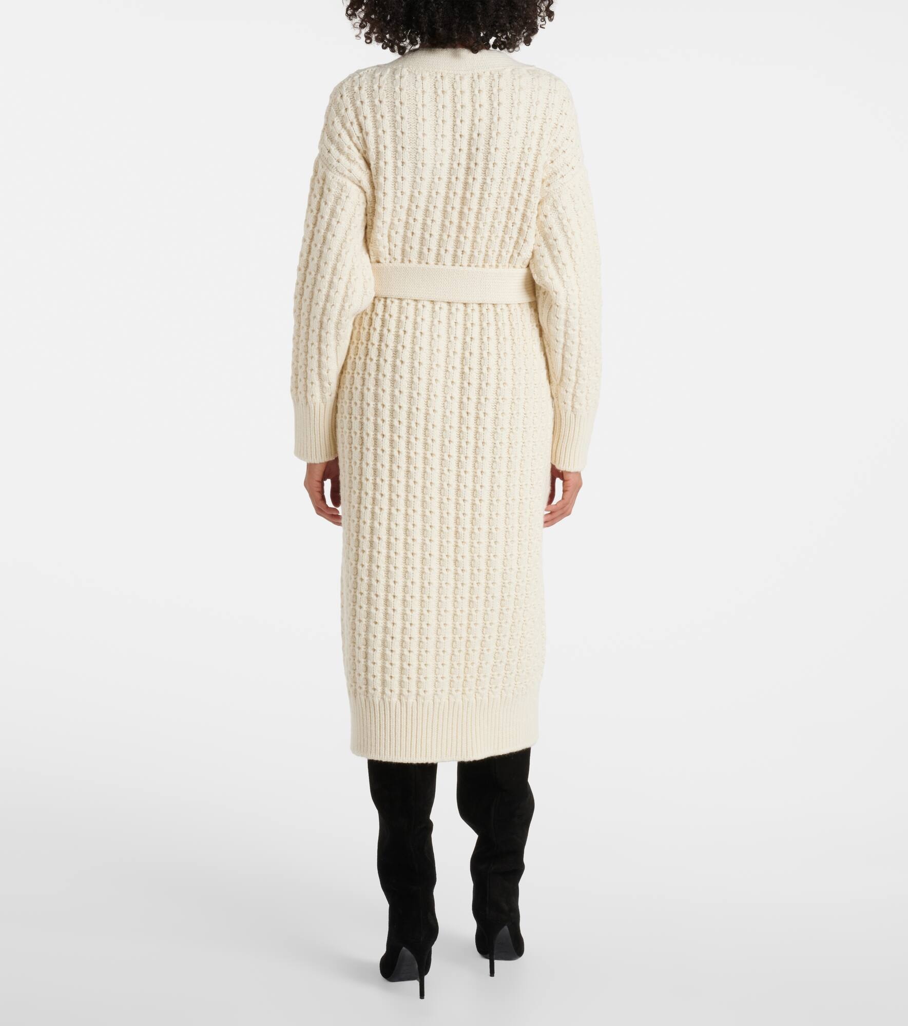 Wool wrap cardigan - 3