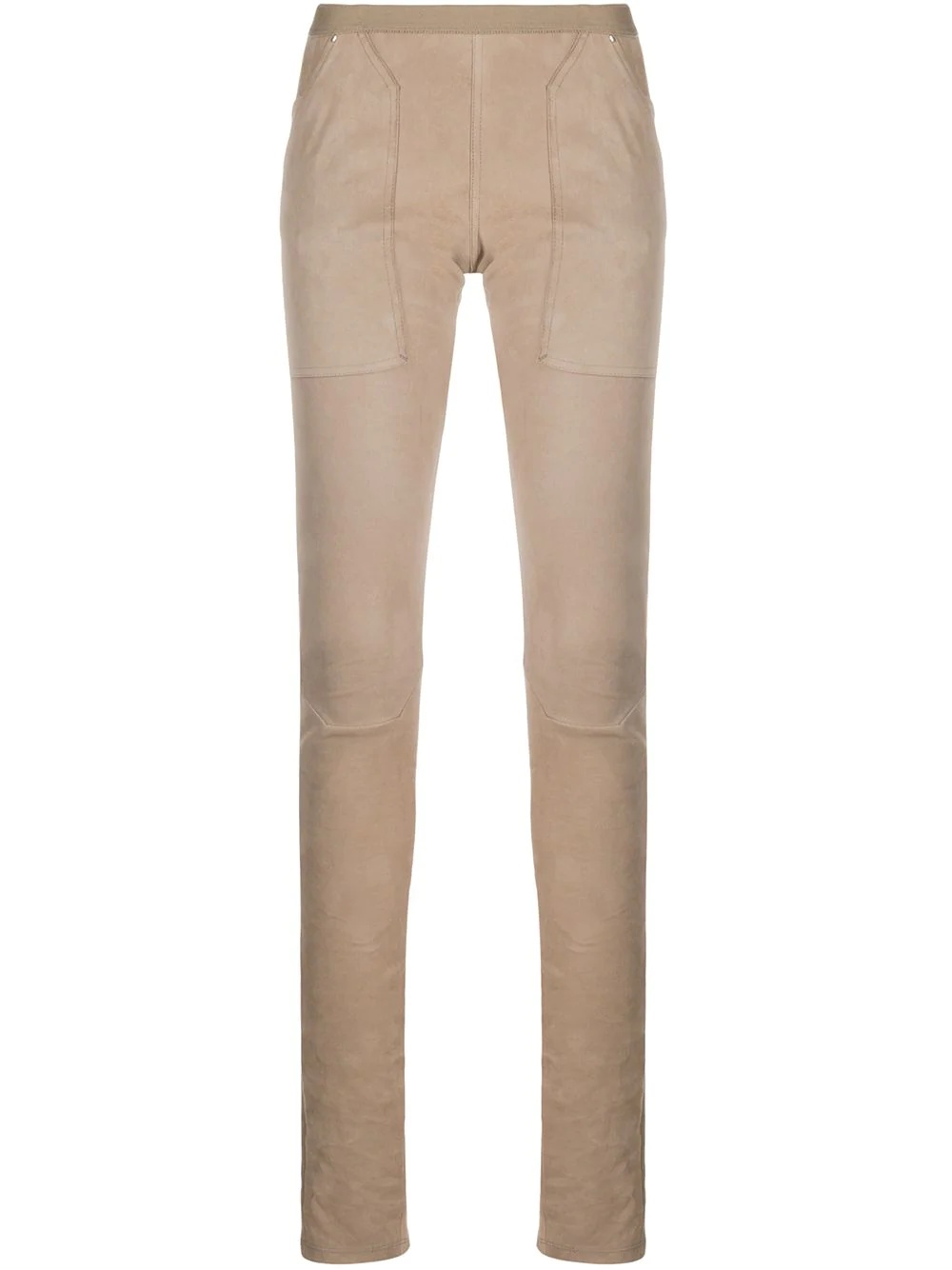 elasticated skinny trousers - 1