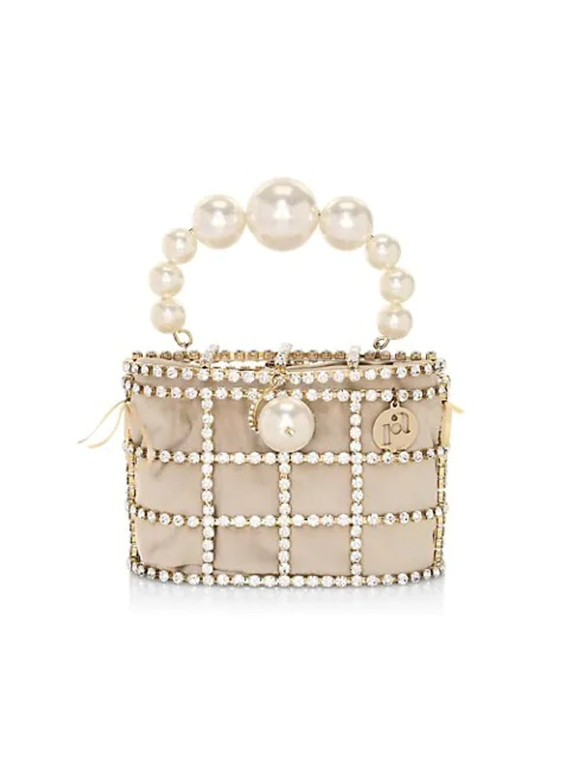 Holli Embellished Top Handle Bag - 1