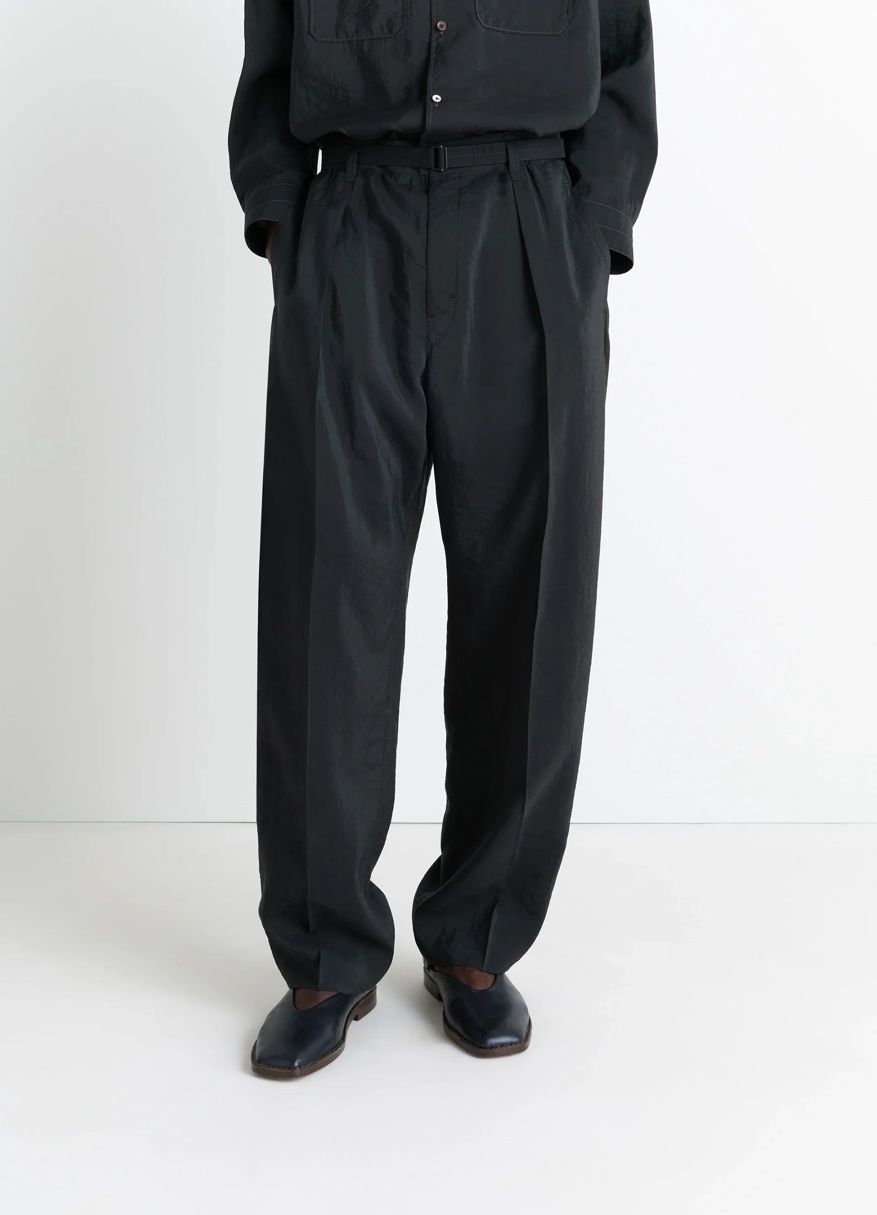 CONVERTIBLE COLLAR SHIRT - 4