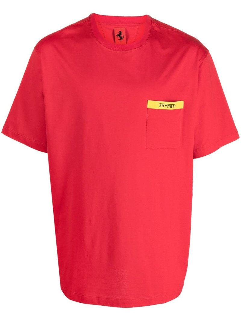 logo-print crew-neck T-shirt 1