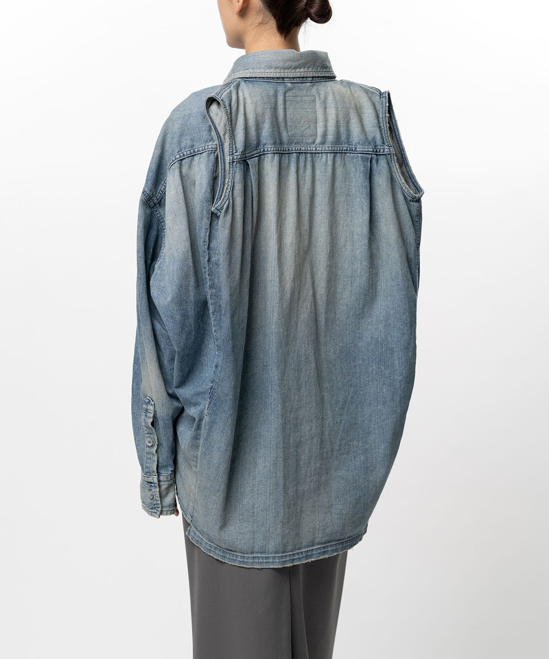 Vest Combined Denim Shirt 15