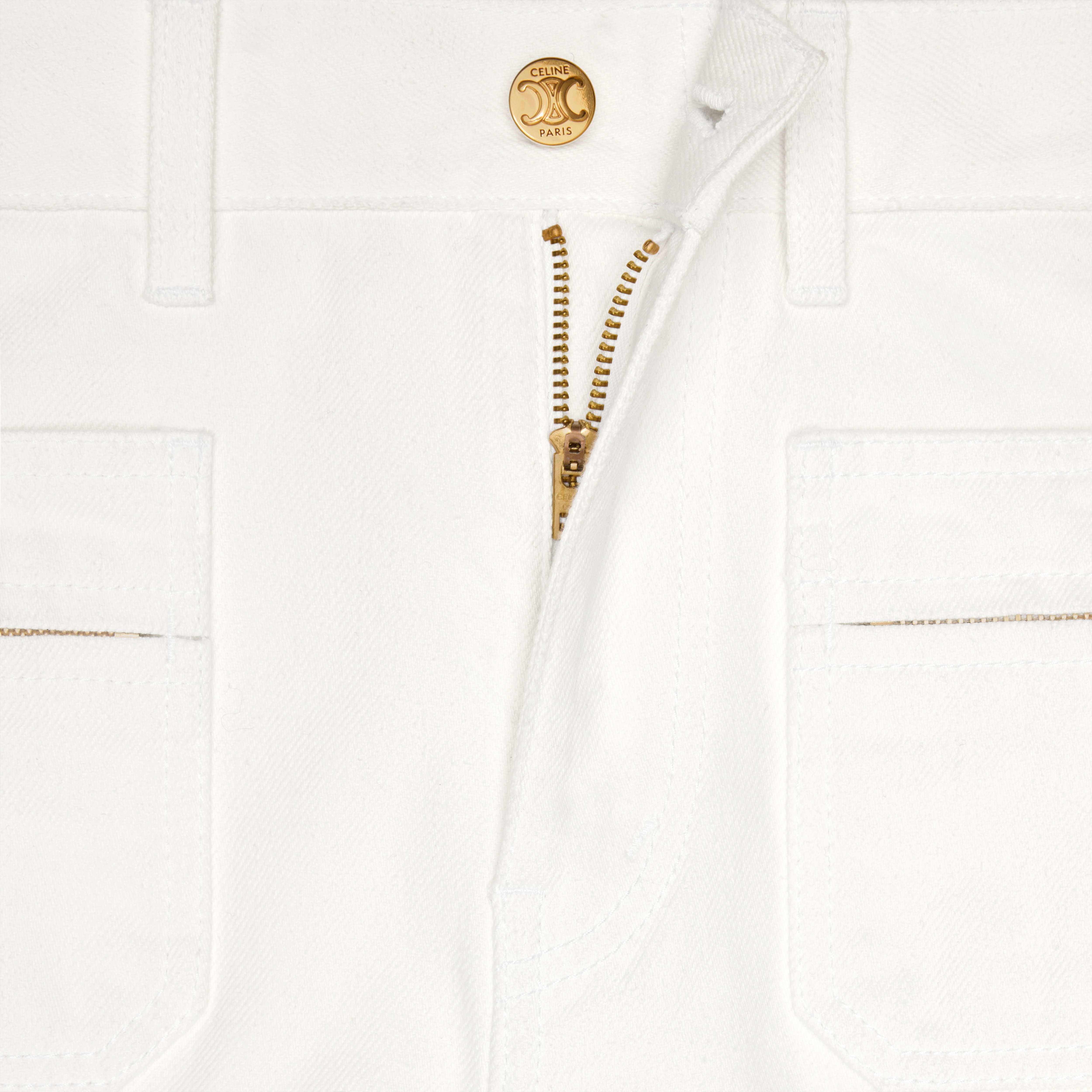 Jane jeans in optic white wash denim - 4