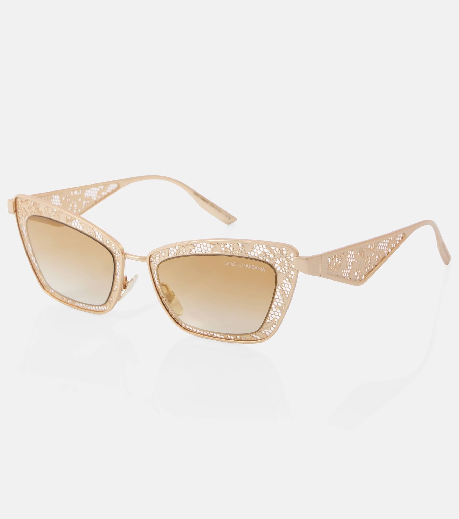 Lace cat-eye sunglasses - 4