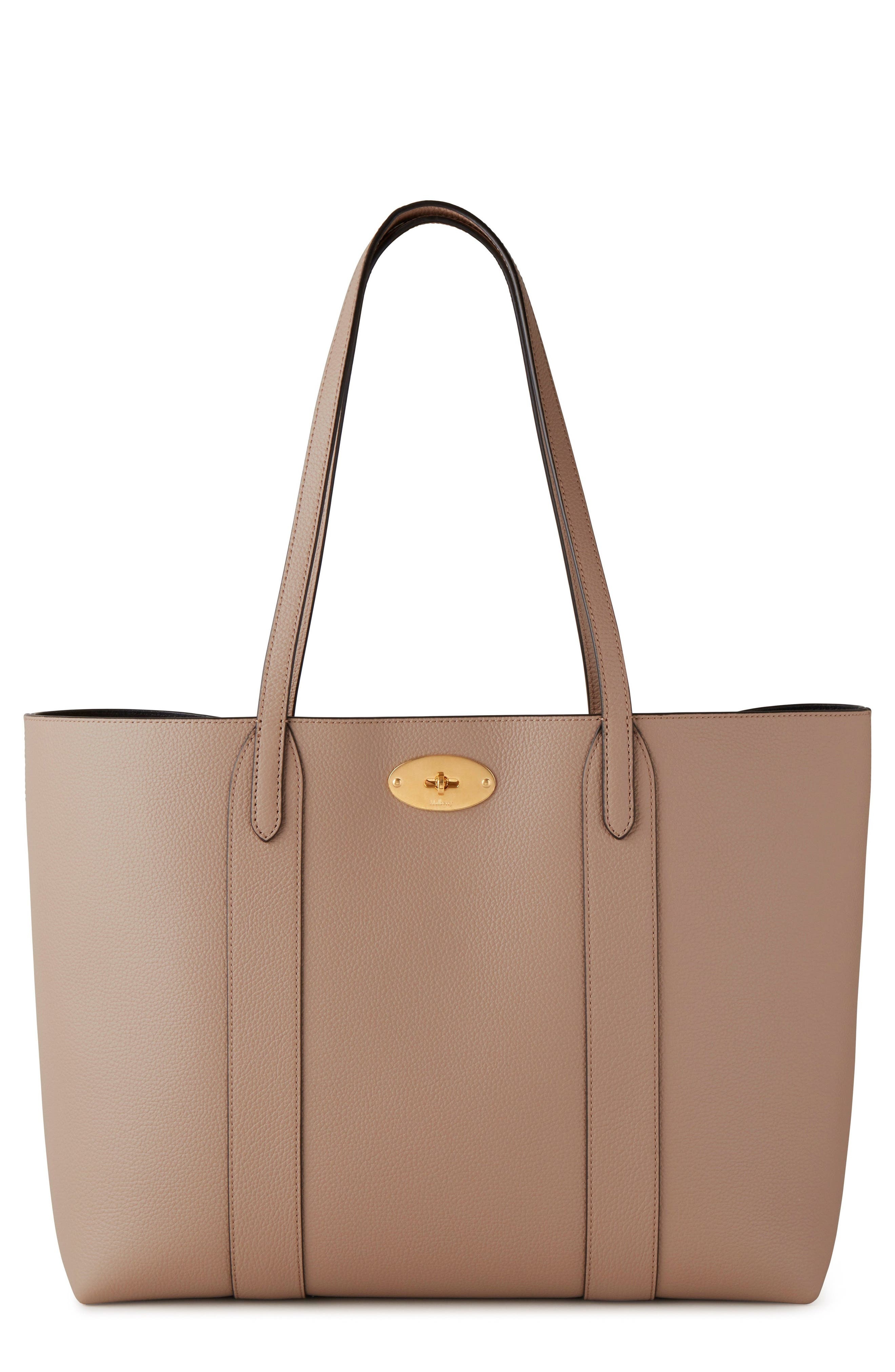 Mulberry Bayswater Leather Tote in Maple-Navy at Nordstrom - 1