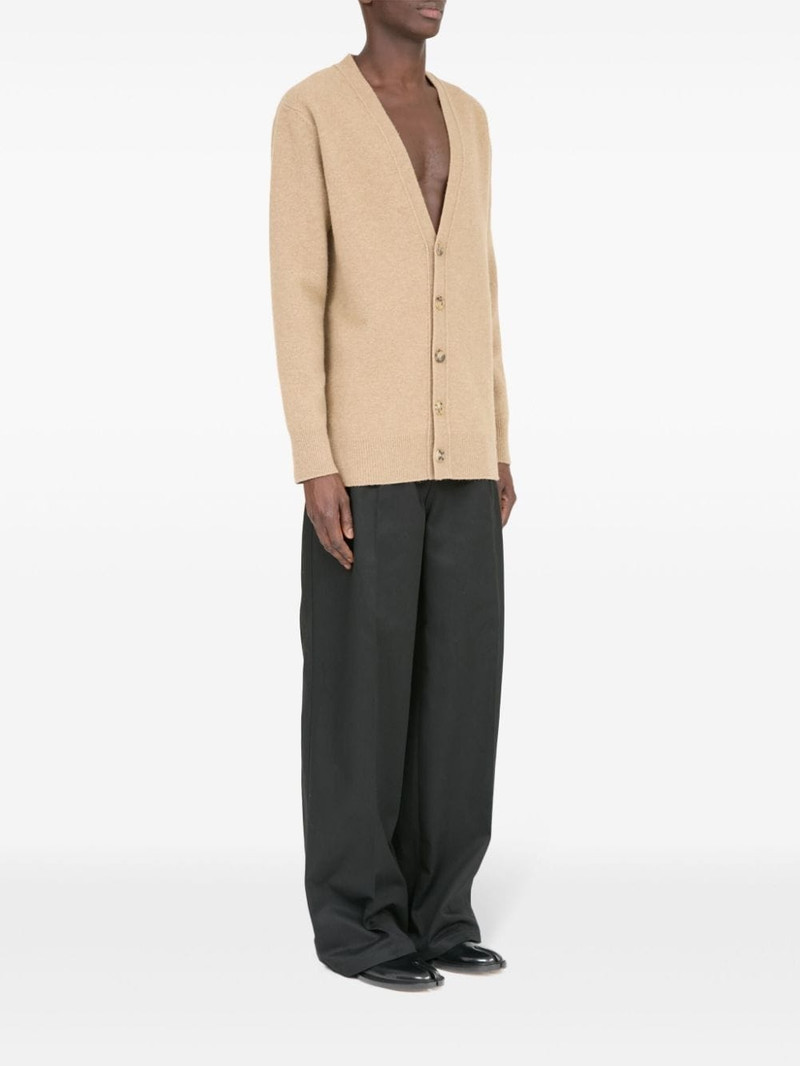 Maison Margiela V-neck wool cardigan outlook