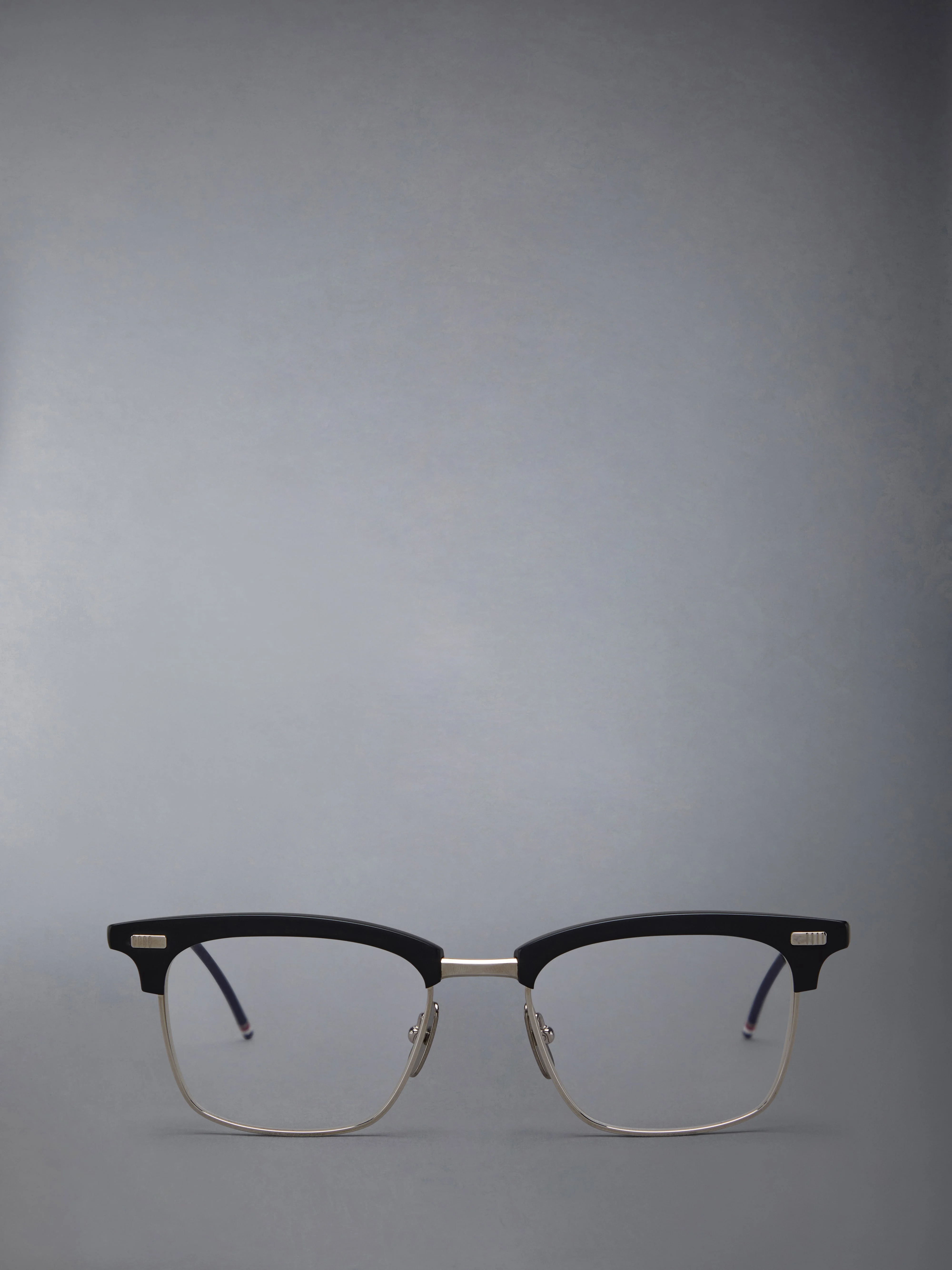 Acetate And Titanium Rectangular Eyeglasses - 1
