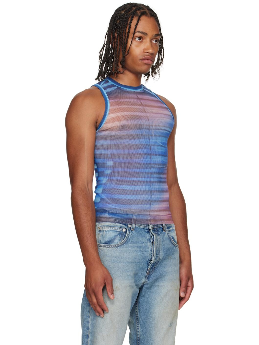 Blue 'The Air' Tank Top - 2