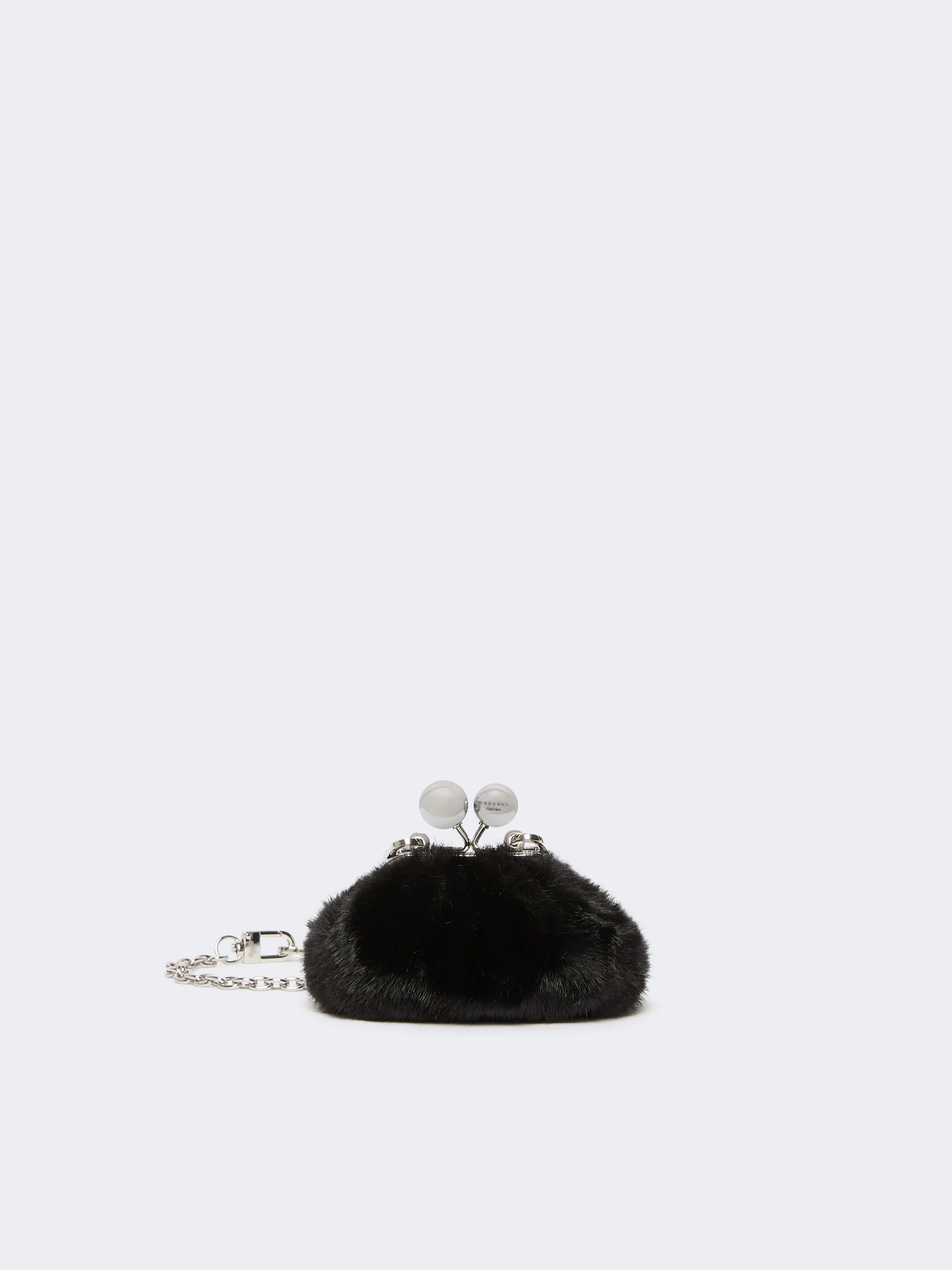 TUBO Mini Pasticcino Bag with a soft texture - BLACK - 1