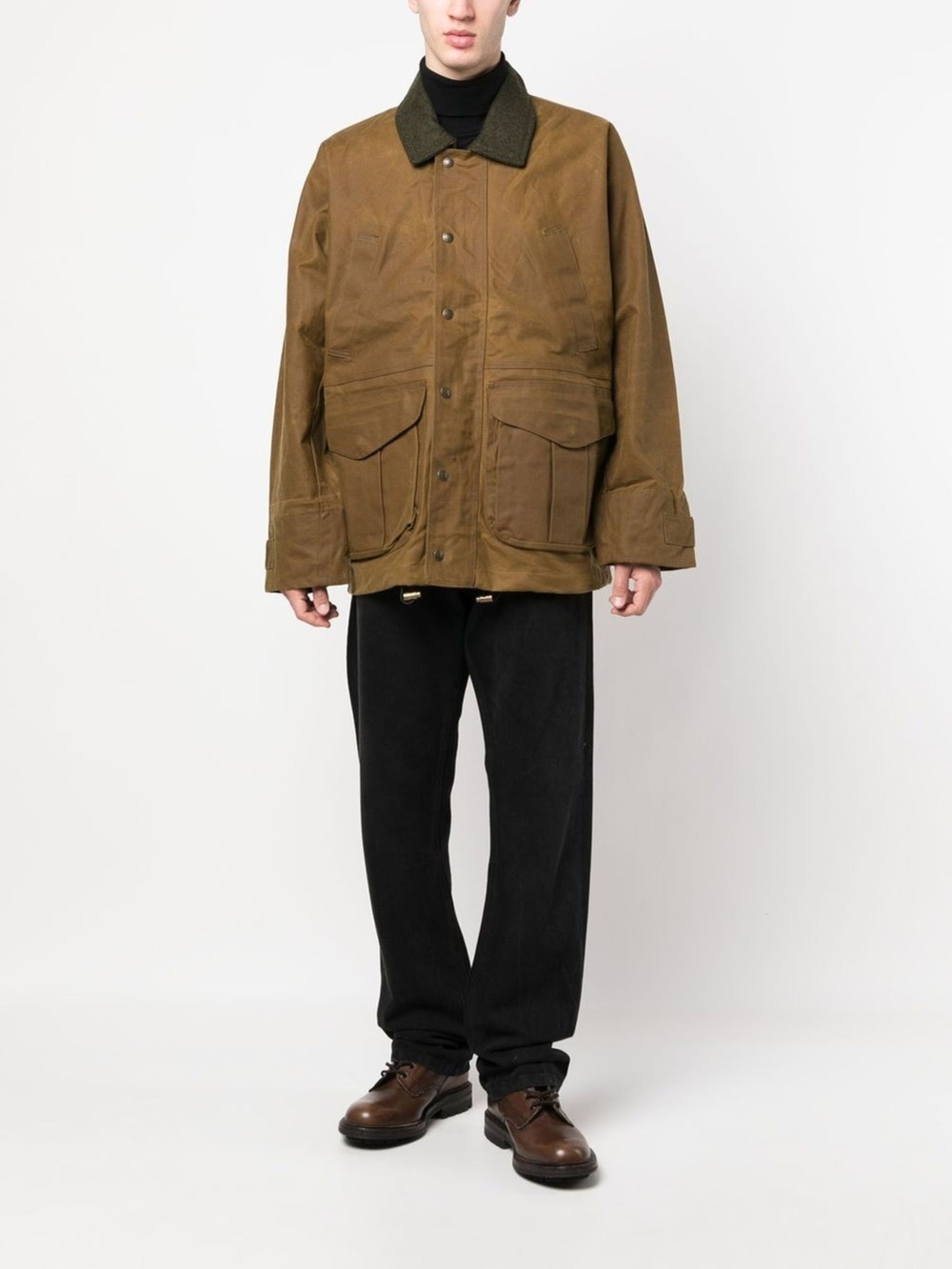 waxed cotton field jacket - 2