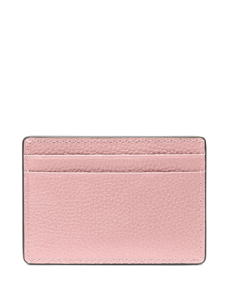 MICHAEL KORS grained leather card holder outlook