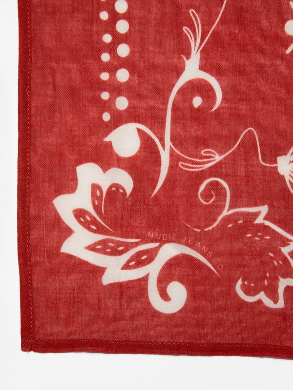 Ingrid Ornament Bandana Red - 5