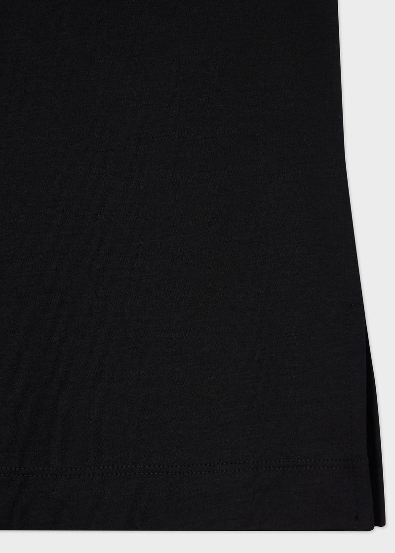 Paul Smith Black Cotton Stripe Trim Vest outlook